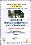 Affiche du concert