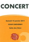 Affiche du concert