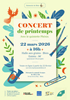 Affiche du concert